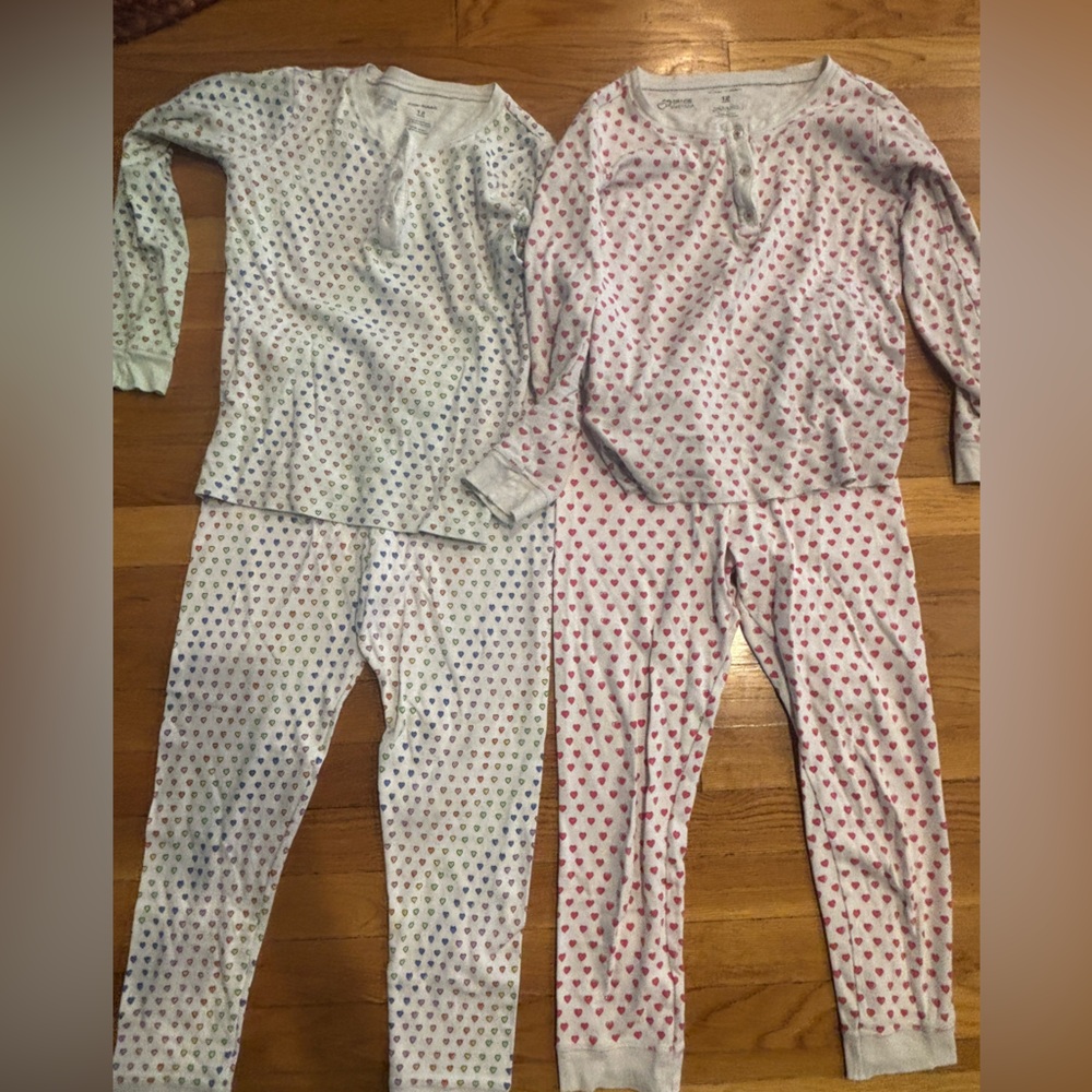 2 Pairs of Roller Rabbit Kids Size 12 Pajamas
